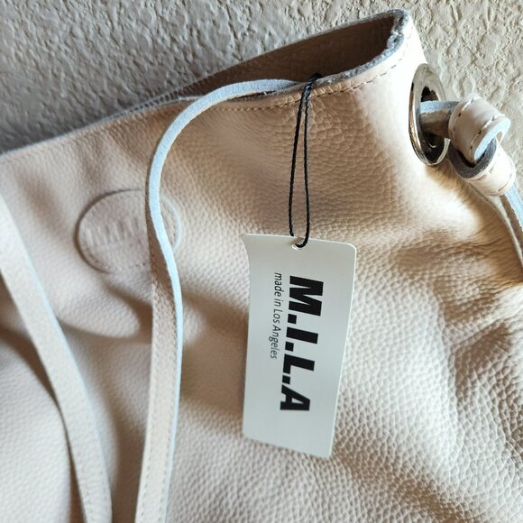 M.I.L.A. - Luxury Soft Creamy Leather Crossbody - NWT - Picture 8 of 9